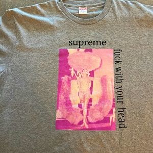 Supreme Tee XL Grey/Pink
